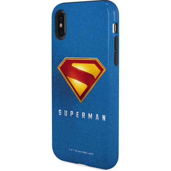 Superman 2025 Classic Superman Shield Emblem iPhone XS Pro Case