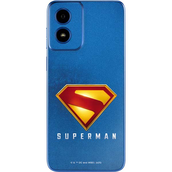 Superman 2025 Classic Superman Shield Emblem Moto G Play 4G (2024) Skin