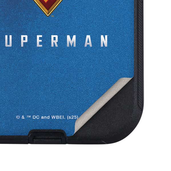 Superman 2025 Classic Superman Shield Emblem Otterbox Defender iPhone Skin