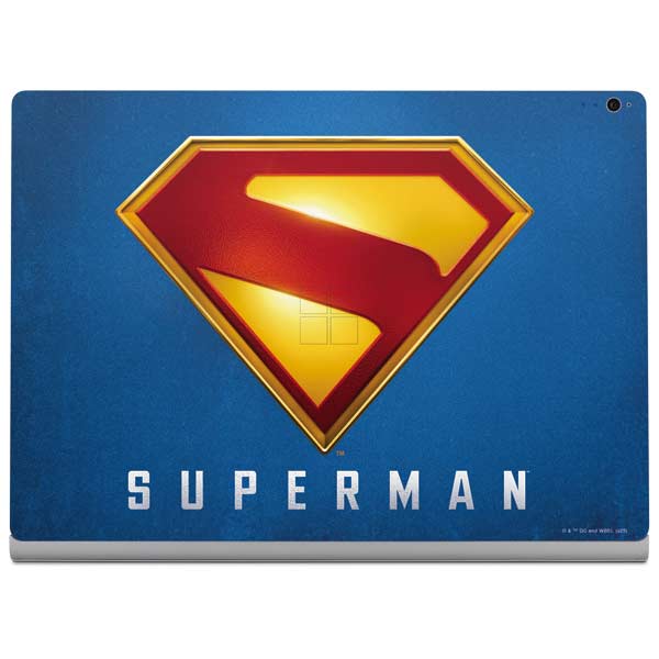 Superman 2025 Classic Superman Shield Emblem Surface Book 2 15in Skin