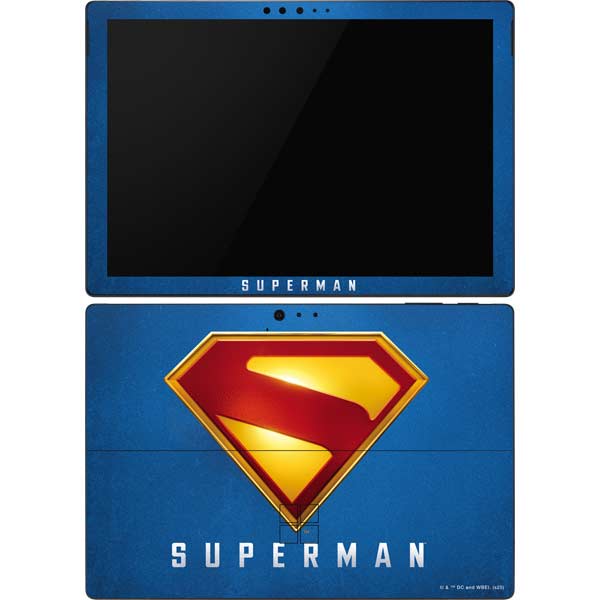 Superman 2025 Classic Superman Shield Emblem Surface Pro 6 Skin