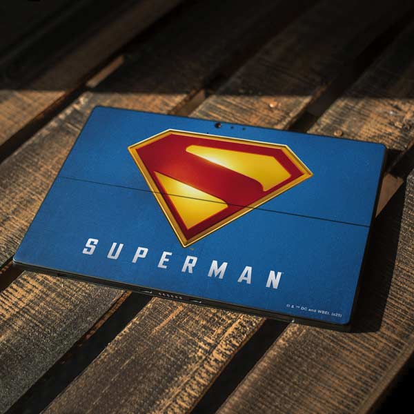 Superman 2025 Classic Superman Shield Emblem Surface Pro 6 Skin