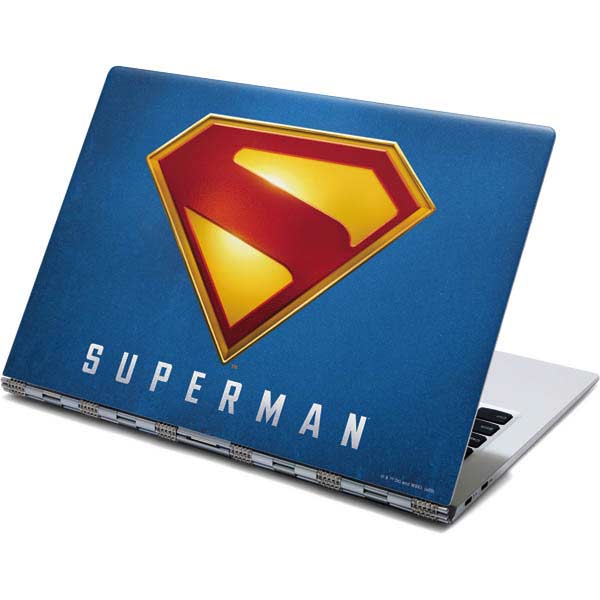 Superman 2025 Classic Superman Shield Emblem Yoga 910 2-in-1 14in Touch-Screen Skin