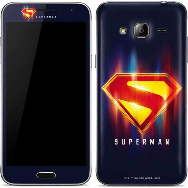 Superman 2025 Energy Shield Neon Emblem Galaxy J3 Skin