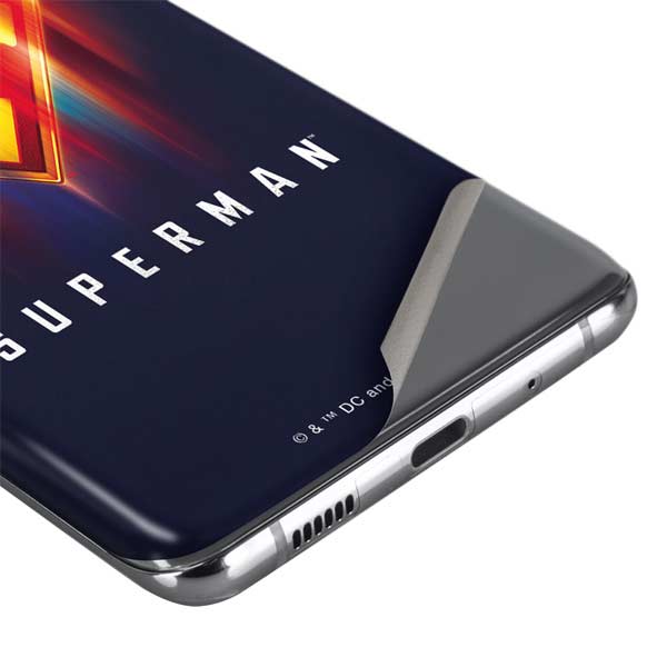 Superman 2025 Energy Shield Neon Emblem Galaxy S20 Skin