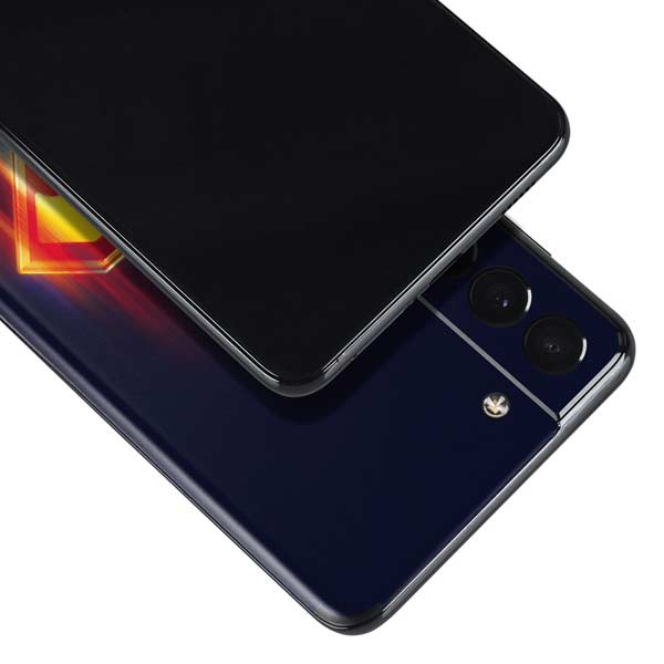Superman 2025 Energy Shield Neon Emblem Galaxy S21 5G Skin