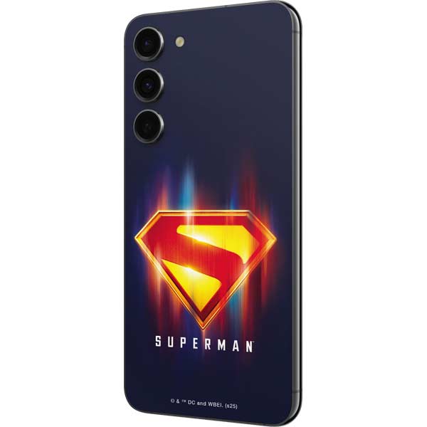 Superman 2025 Energy Shield Neon Emblem Galaxy S23 Plus Skin