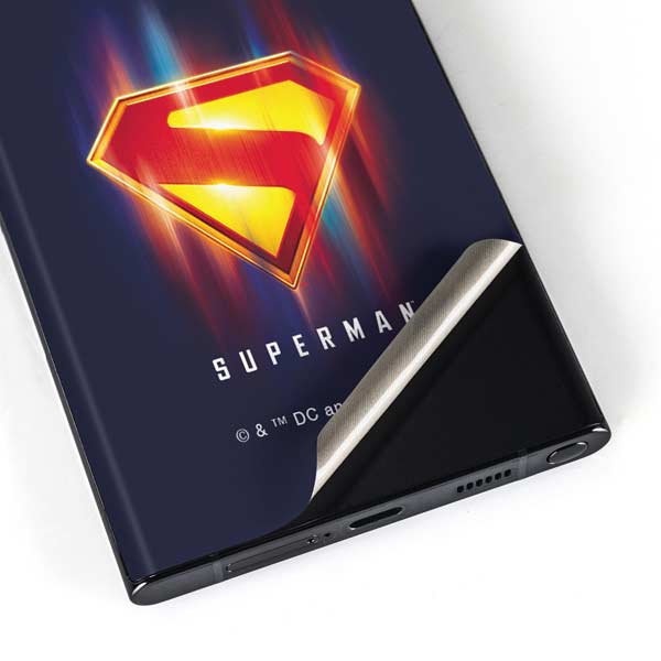 Superman 2025 Energy Shield Neon Emblem Galaxy S23 Ultra Skin