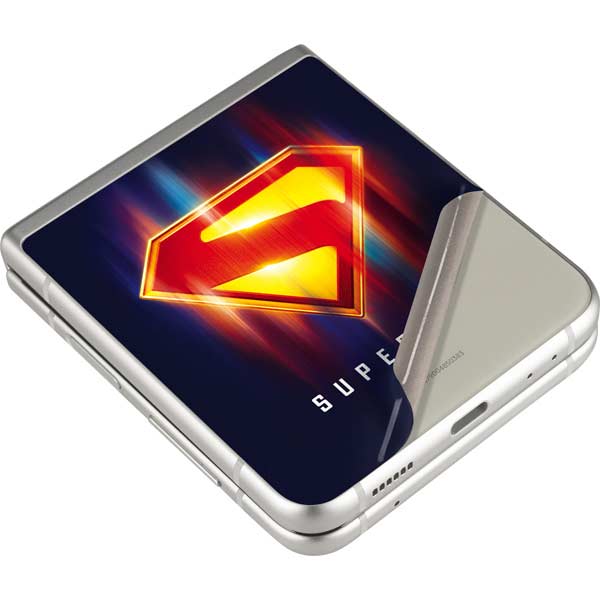Superman 2025 Energy Shield Neon Emblem Galaxy Z Flip3 5G Skin
