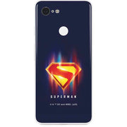 Superman 2025 Energy Shield Neon Emblem Google Pixel 3 Skin