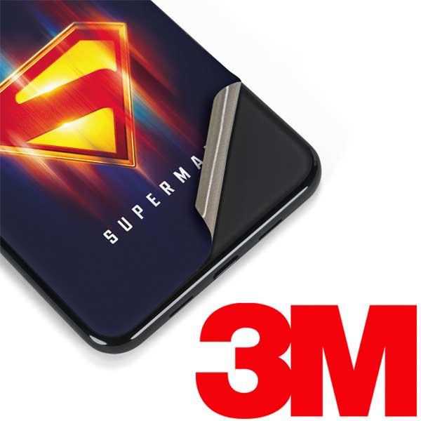 Superman 2025 Energy Shield Neon Emblem Google Pixel 3a Skin
