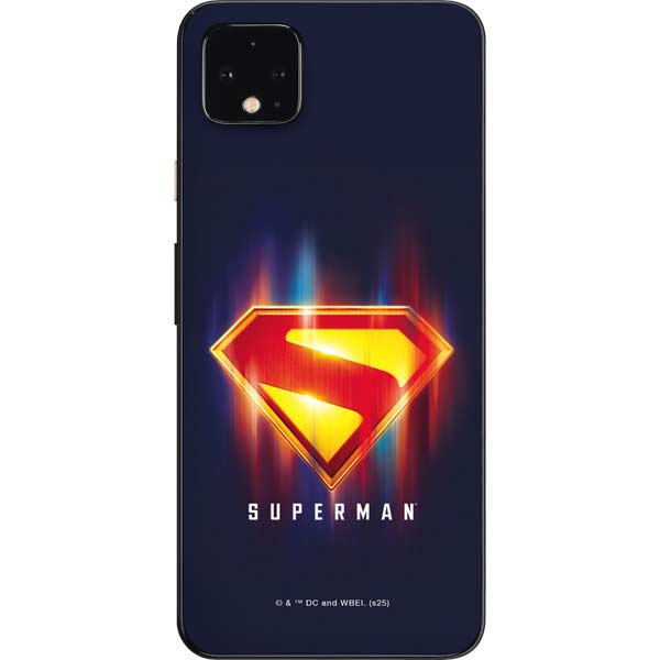 Superman 2025 Energy Shield Neon Emblem Google Pixel 4 XL Skin