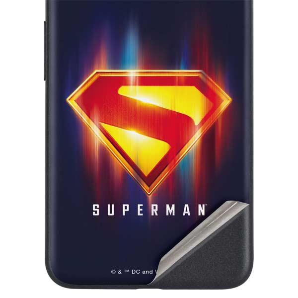 Superman 2025 Energy Shield Neon Emblem Google Pixel 5a Skin