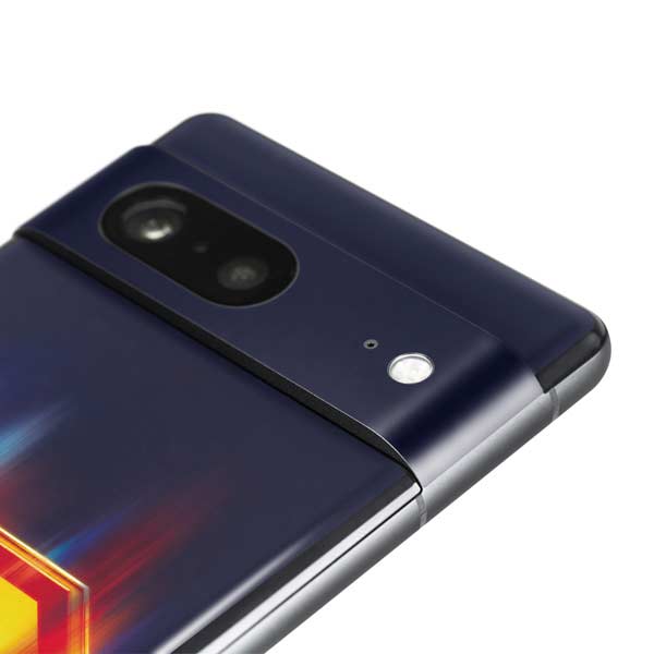 Superman 2025 Energy Shield Neon Emblem Google Pixel 7 Skin