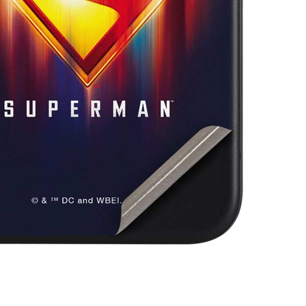Superman 2025 Energy Shield Neon Emblem Google Pixel 8a Skin