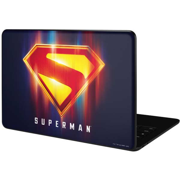 Superman 2025 Energy Shield Neon Emblem Google Pixelbook Go Skin