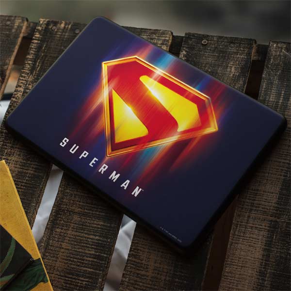 Superman 2025 Energy Shield Neon Emblem Google Pixelbook Go Skin