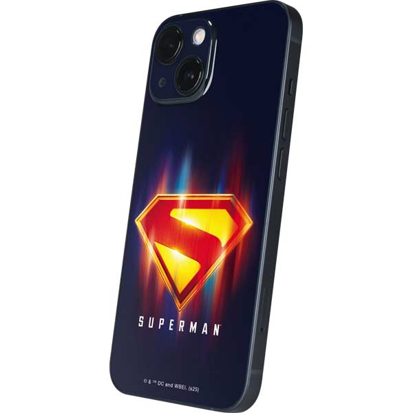 Superman 2025 Energy Shield Neon Emblem iPhone 13 Mini Skin