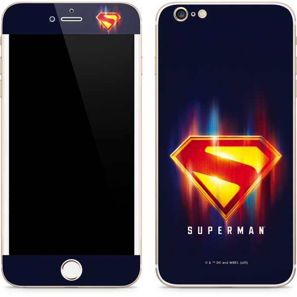 Superman 2025 Energy Shield Neon Emblem iPhone 6/6s Plus Skin
