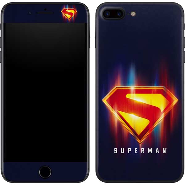 Superman 2025 Energy Shield Neon Emblem iPhone 7 Plus Skin