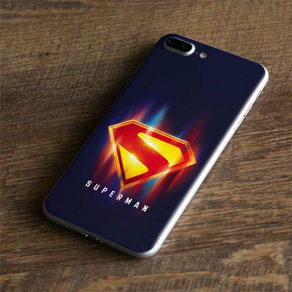 Superman 2025 Energy Shield Neon Emblem iPhone 7 Plus Skin