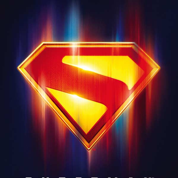 Superman 2025 Energy Shield Neon Emblem iPhone X Skin