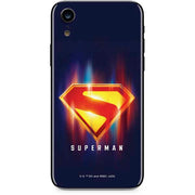 Superman 2025 Energy Shield Neon Emblem iPhone XR Skin
