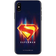 Superman 2025 Energy Shield Neon Emblem iPhone XS Max Skin