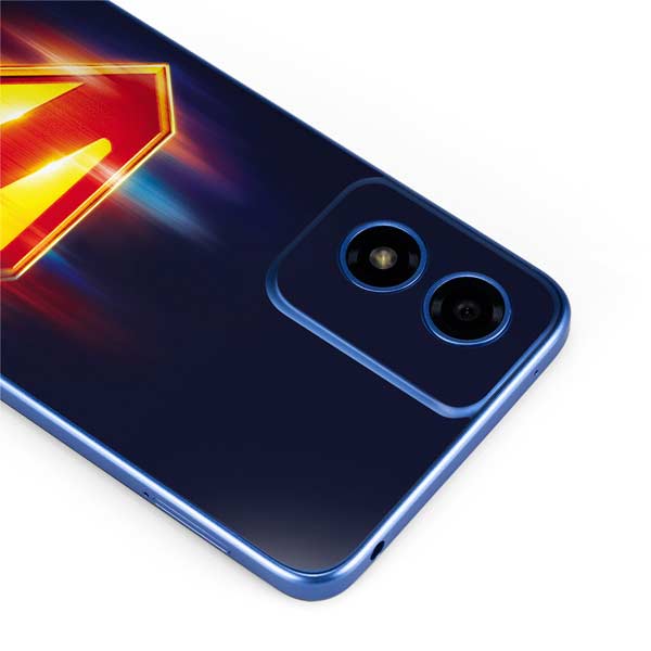 Superman 2025 Energy Shield Neon Emblem Moto G Play 4G (2024) Skin