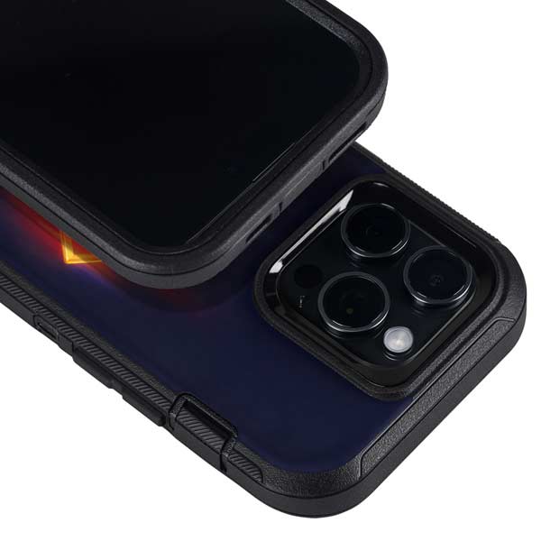Superman 2025 Energy Shield Neon Emblem Otterbox Defender iPhone Skin