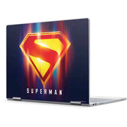 Superman 2025 Energy Shield Neon Emblem Pixelbook Skin