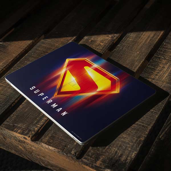 Superman 2025 Energy Shield Neon Emblem Surface Laptop 2 Skin