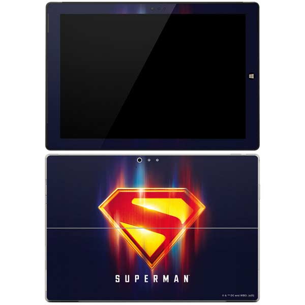 Superman 2025 Energy Shield Neon Emblem Surface Pro 3 Skin