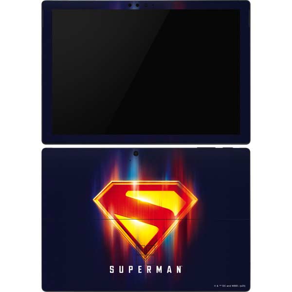 Superman 2025 Energy Shield Neon Emblem Surface Pro 6 Skin