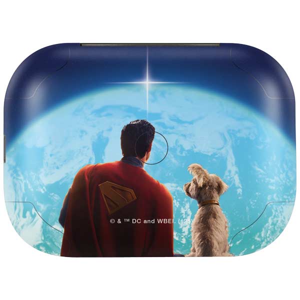 Superman 2025 Superman & Krypto watch the Earth Amazon Echo Buds Skin