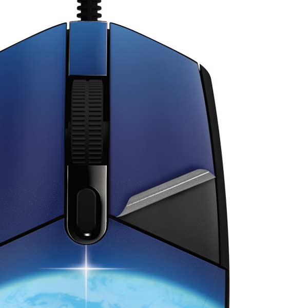 Superman 2025 Superman & Krypto watch the Earth G203 Prodigy RGB Wired Gaming Mouse Skin