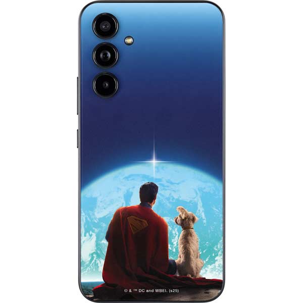 Superman 2025 Superman & Krypto watch the Earth Galaxy A54 5G Skin