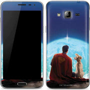 Superman 2025 Superman & Krypto watch the Earth Galaxy J3 Skin