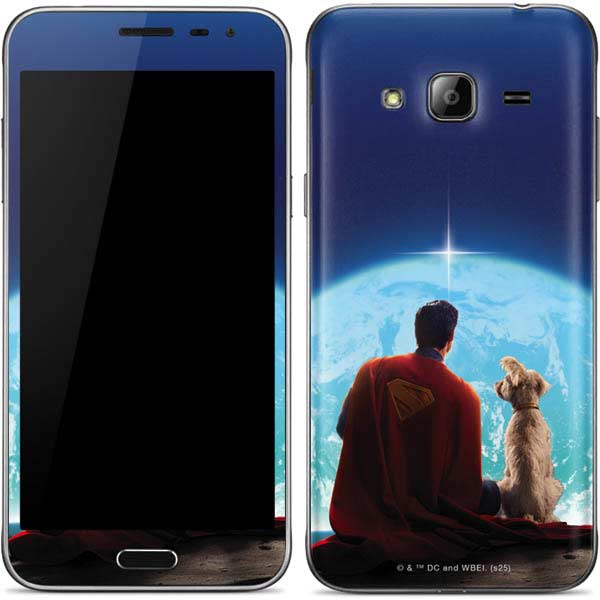 Superman 2025 Superman & Krypto watch the Earth Galaxy J3 Skin