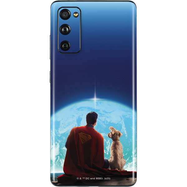 Superman 2025 Superman & Krypto watch the Earth Galaxy S20 Fan Edition Skin