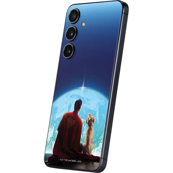Superman 2025 Superman & Krypto watch the Earth Galaxy S24 Skin