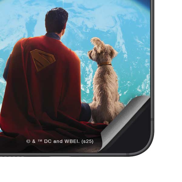 Superman 2025 Superman & Krypto watch the Earth Galaxy S24 Skin