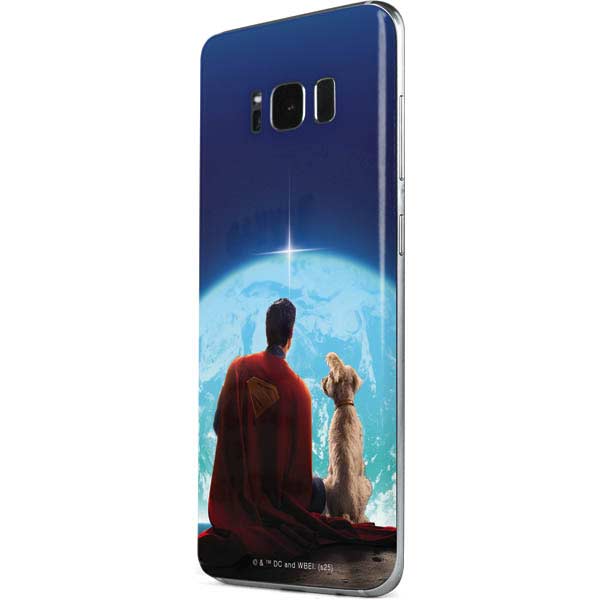 Superman 2025 Superman & Krypto watch the Earth Galaxy S8 Skin