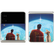 Superman 2025 Superman & Krypto watch the Earth Galaxy Z Flip3 5G Skin