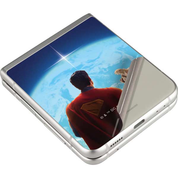 Superman 2025 Superman & Krypto watch the Earth Galaxy Z Flip3 5G Skin