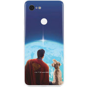 Superman 2025 Superman & Krypto watch the Earth Google Pixel 3 Skin