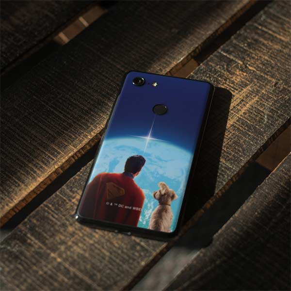 Superman 2025 Superman & Krypto watch the Earth Google Pixel 3 Skin