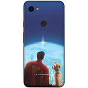 Superman 2025 Superman & Krypto watch the Earth Google Pixel 3a Skin