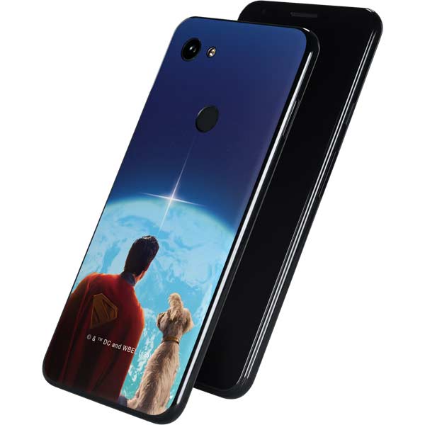 Superman 2025 Superman & Krypto watch the Earth Google Pixel 3a Skin