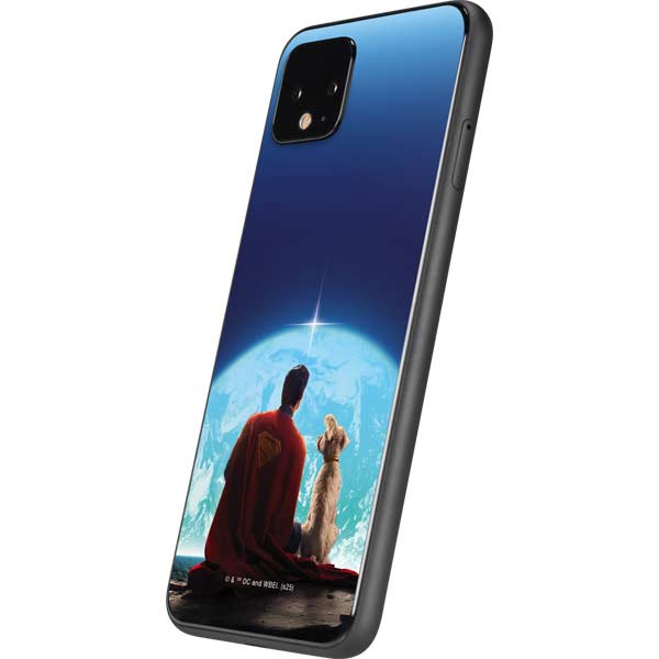Superman 2025 Superman & Krypto watch the Earth Google Pixel 4 Skin